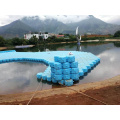 Marina Hdpe wholesale modular water floating pontoon angle to angle 628mm floating dock plastic pontoons